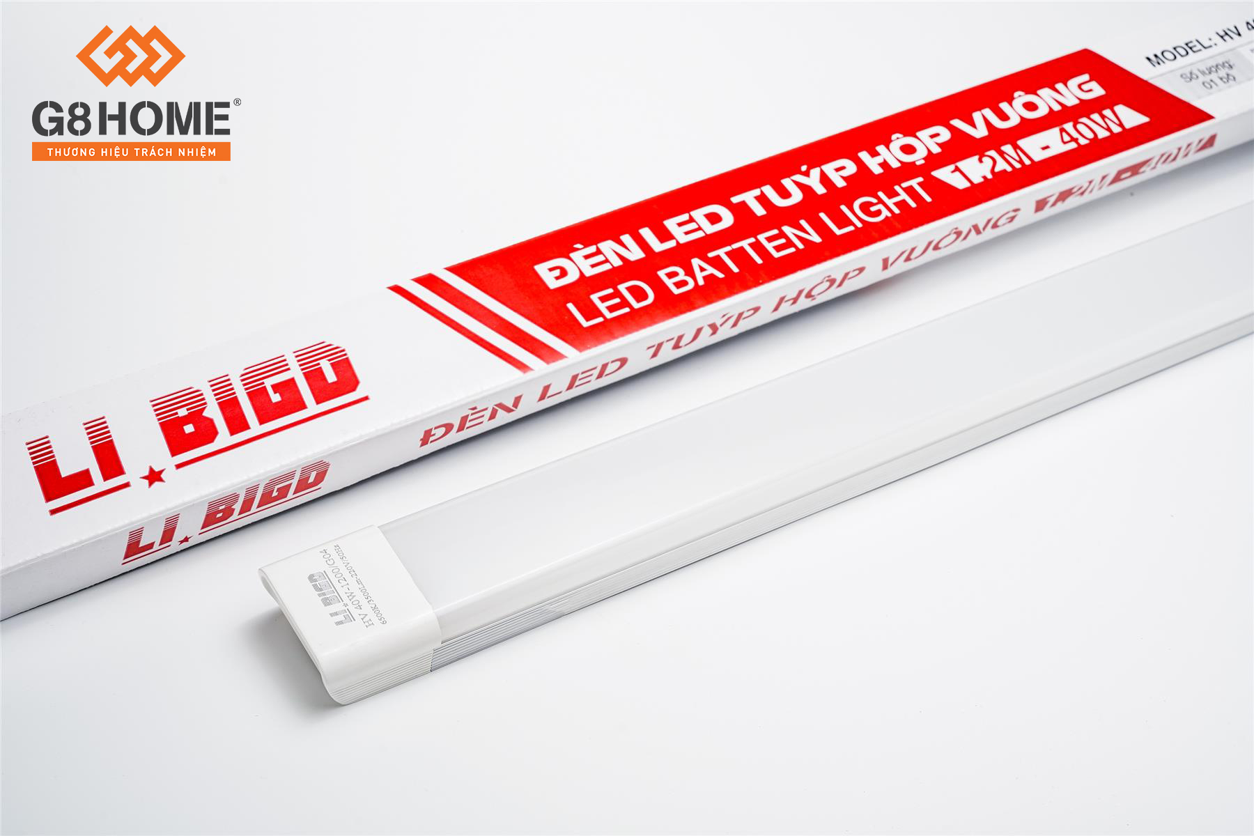 1.2M 40W SQUARE BOX LED TUBE LIGHT (LI BIGD)