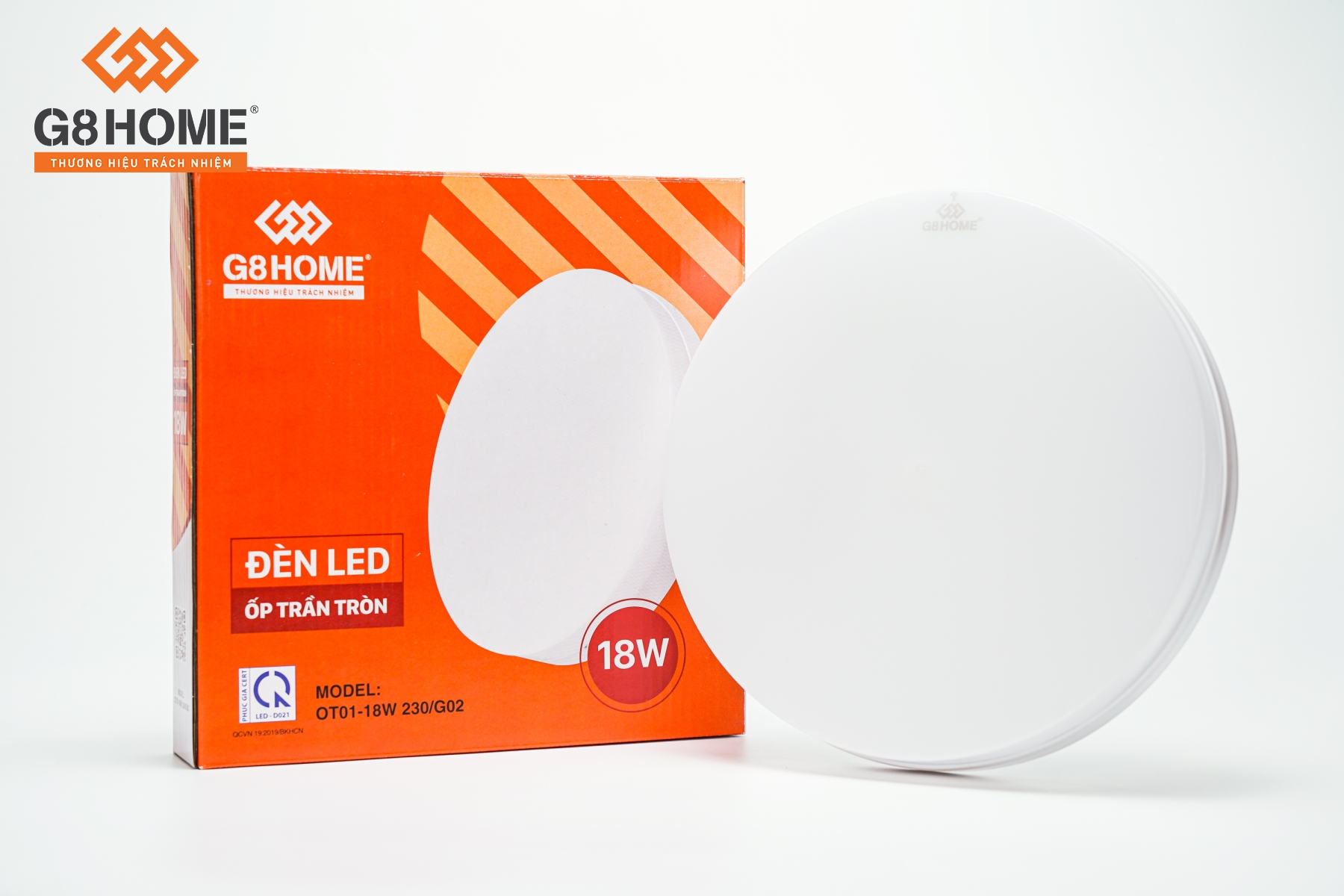 ĐÈN LED ỐP TRẦN TRÒN 18W