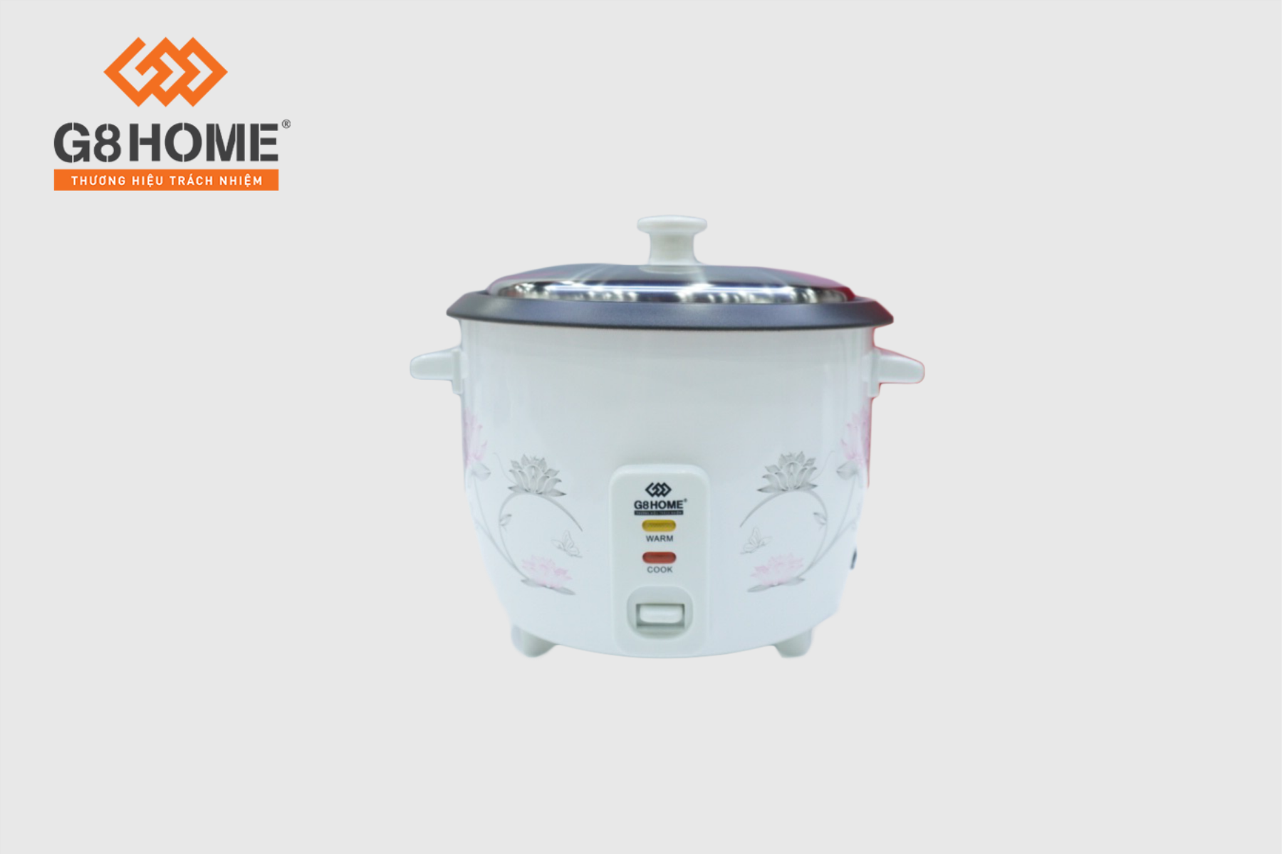 ELECTRIC RICE COOKER with removable lid G8-752 1.2 LITER