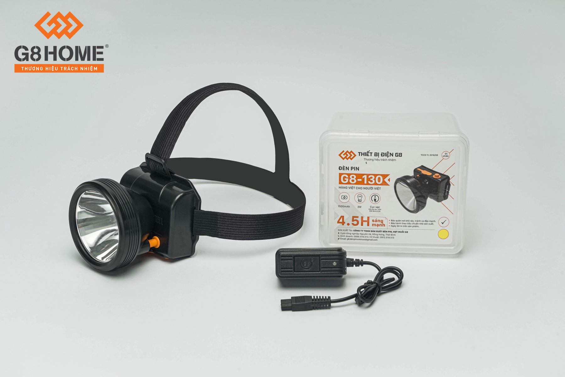 Head flashlight, model G8-130