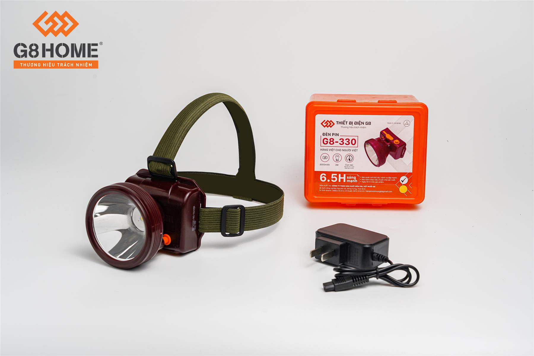 Head flashlight, model G8-330