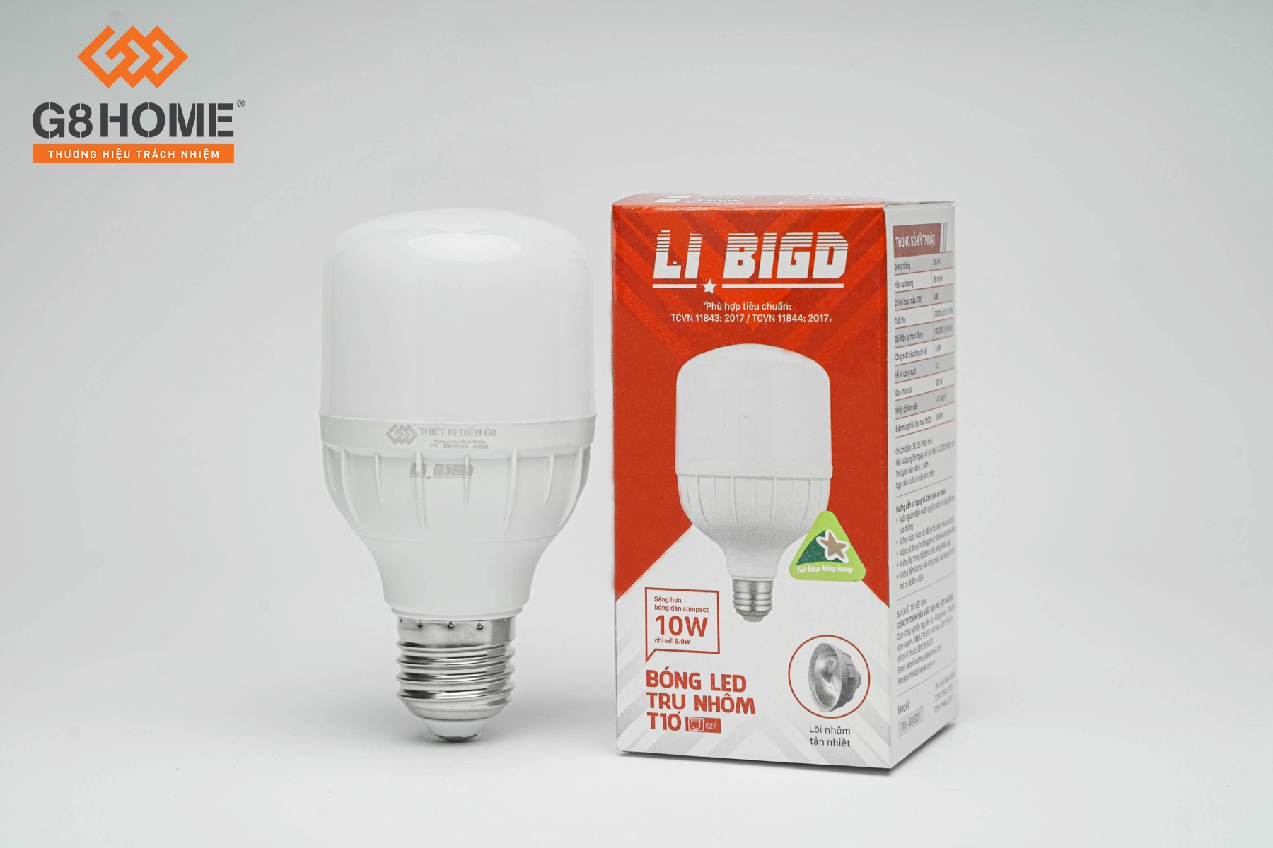 អំពូល LED បង្គោលអាលុយមីញ៉ូម T10 (LI BIGD)