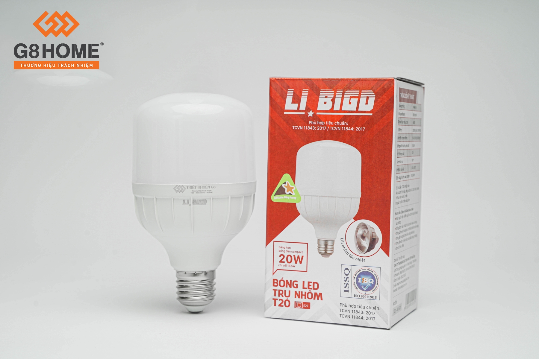 អំពូល LED បង្គោលអាលុយមីញ៉ូម T20 (LI BIGD)