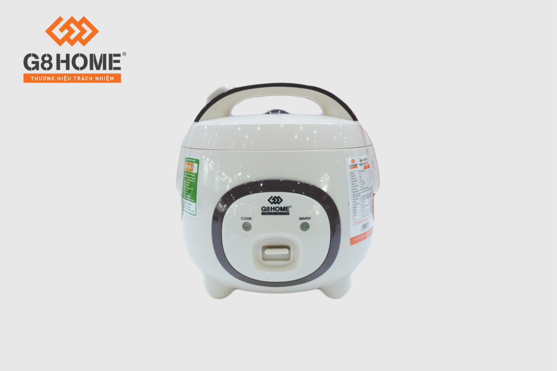 NỒI CƠM ĐIỆN NẮP GÀI G8-751 1.2 LÍT