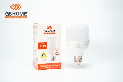 BÓNG LED TRỤ NHÔM T15