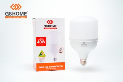 BÓNG LED TRỤ NHÔM T40