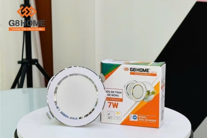 ĐÈN ÂM TRẦN ĐẾ MỎNG 7W ÁNH SÁNG TRẮNG